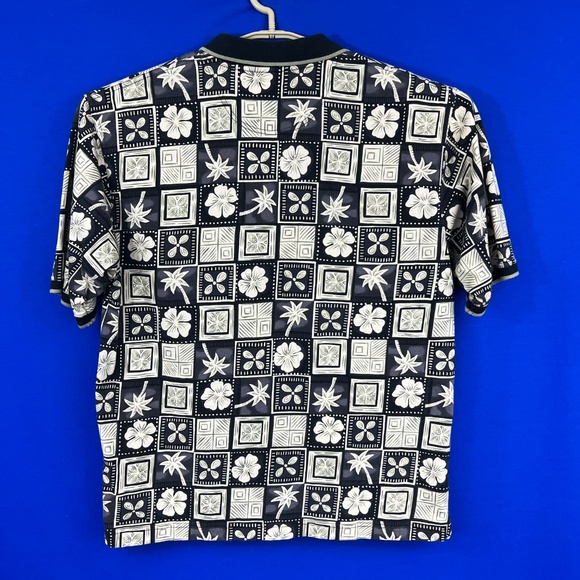 VINTAGE |•CONSENSUS•| Vtg Floral Abstract Shirt Size Large - Picture 4 of 6